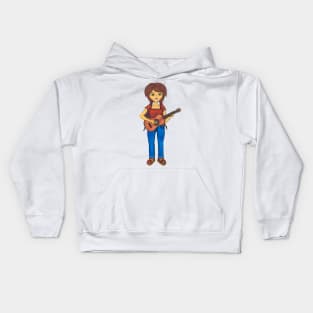 Autumn Falling Kids Hoodie